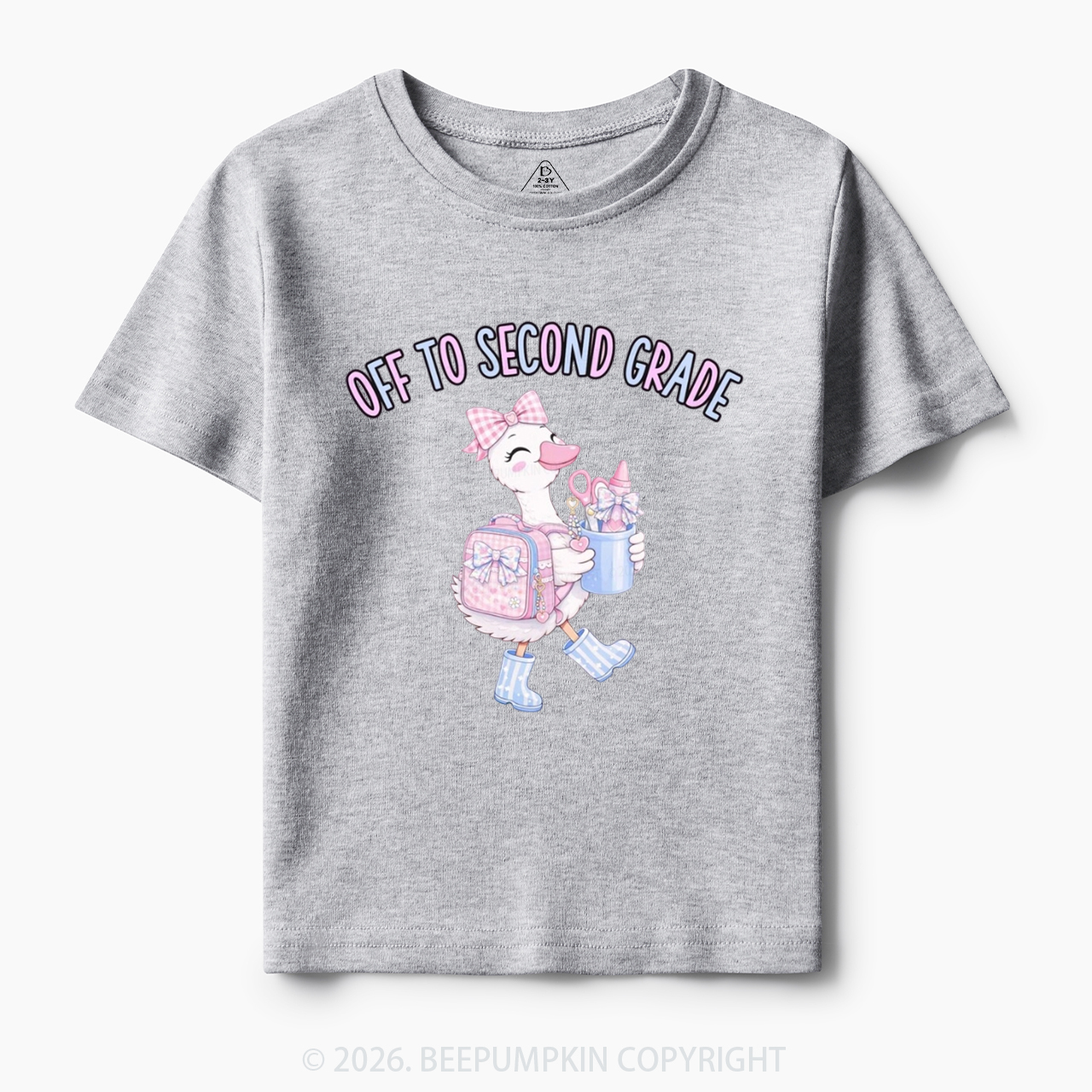 Personalized Off To Grade Back To School Toddler&Kid's Tees