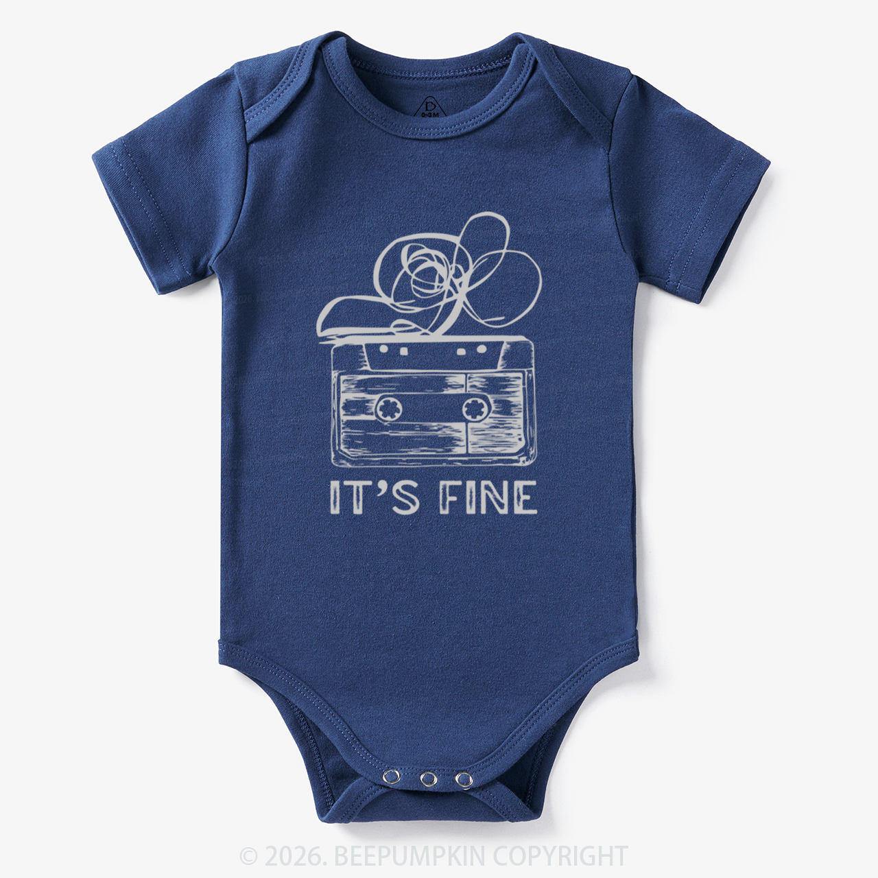Retro Cassette Tape It’s Fine Bodysuit
