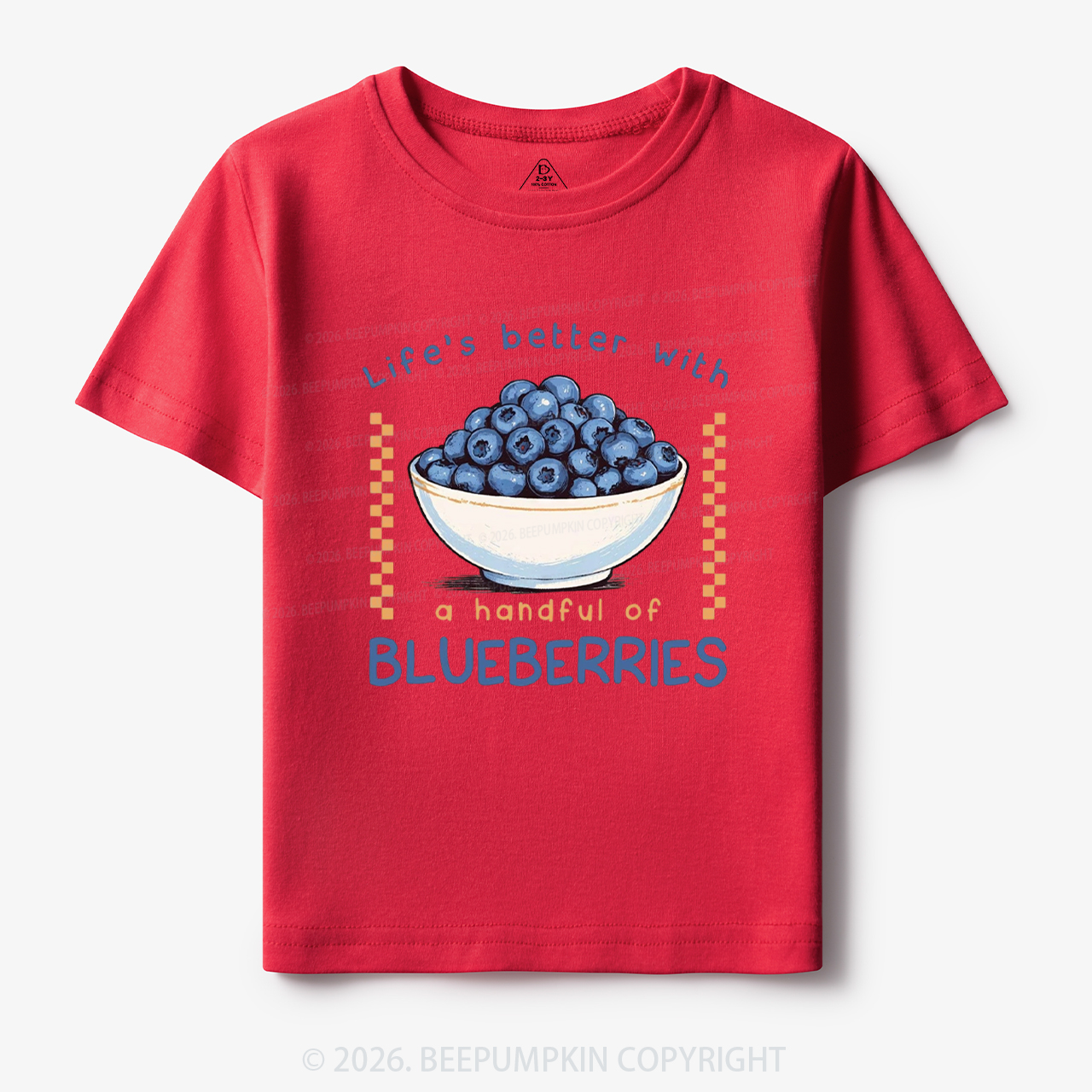Life's better with a handful of Blueberries Funny Toddler&Kid's Tees