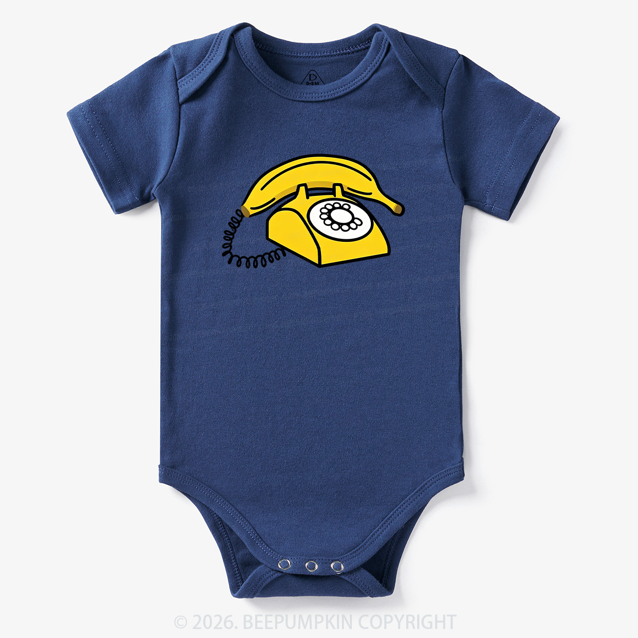 Banana Phone Cute Funny Bodysuit