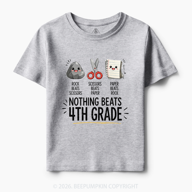 Personalized Rock Paper Scissors Back To School Toddler&Kid's Tees