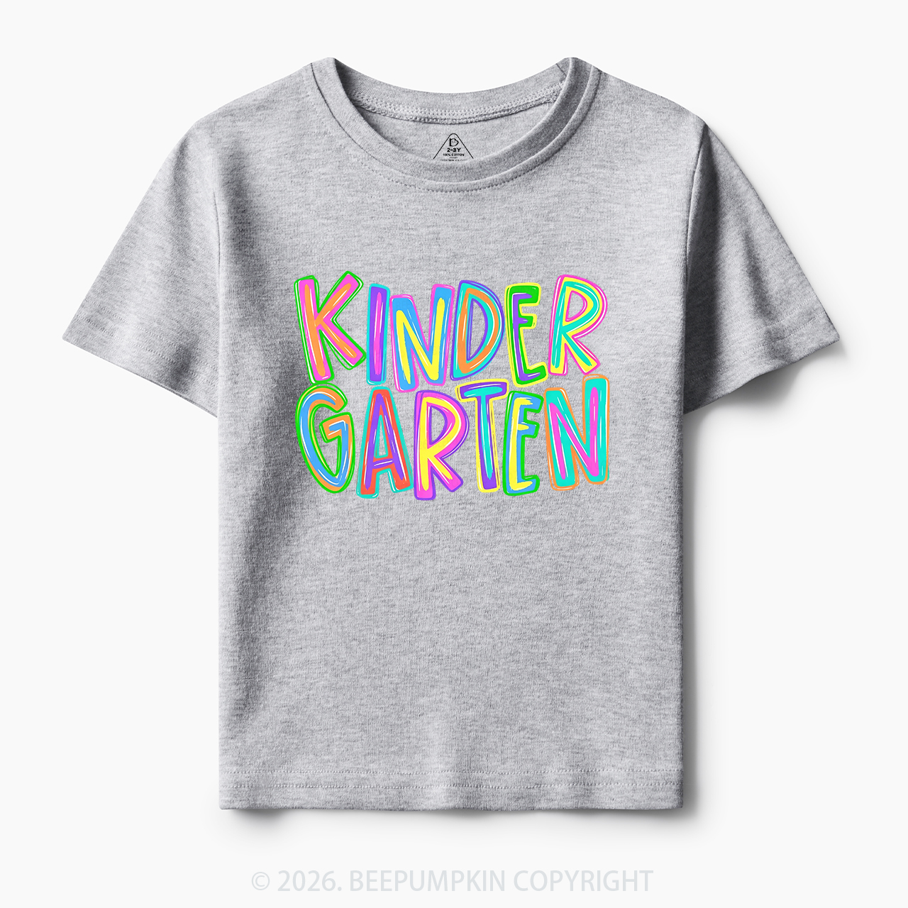 Neon Scribble Kindergarten Toddler&Kid's Tees