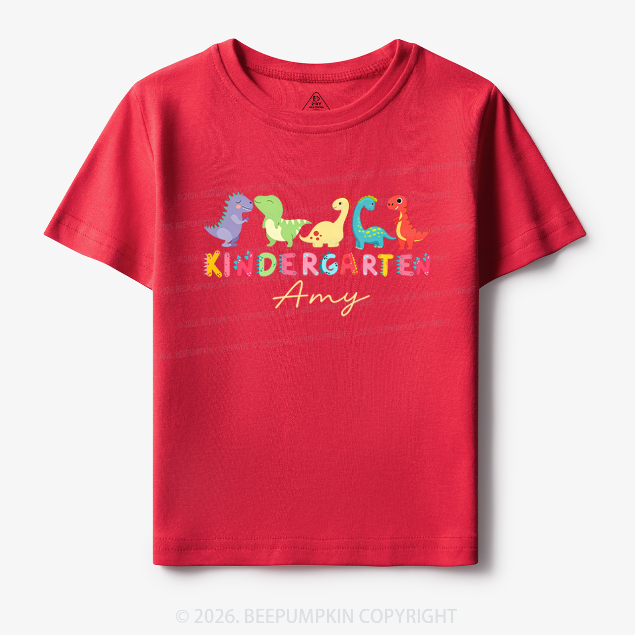 Personalized Name Dinosaur Kindergarten Toddler&Kid's Tees