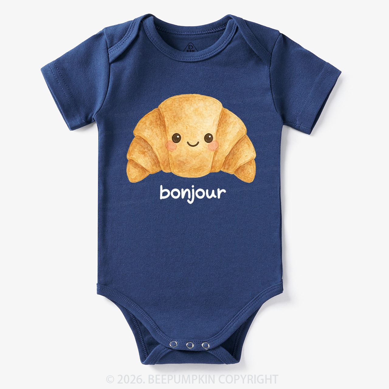 Bonjour Cute Croissant Bodysuit