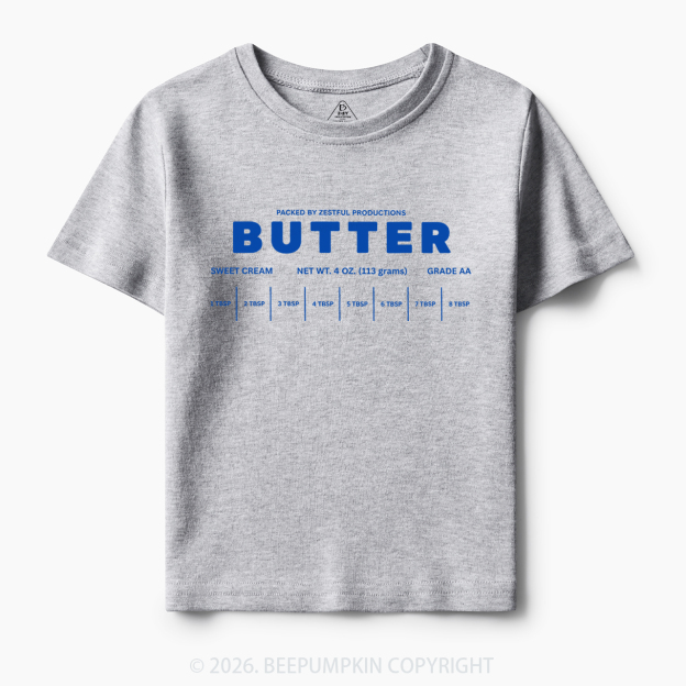 Butter Stick Label Sweet Cream Baking Toddler&Kid's Tees