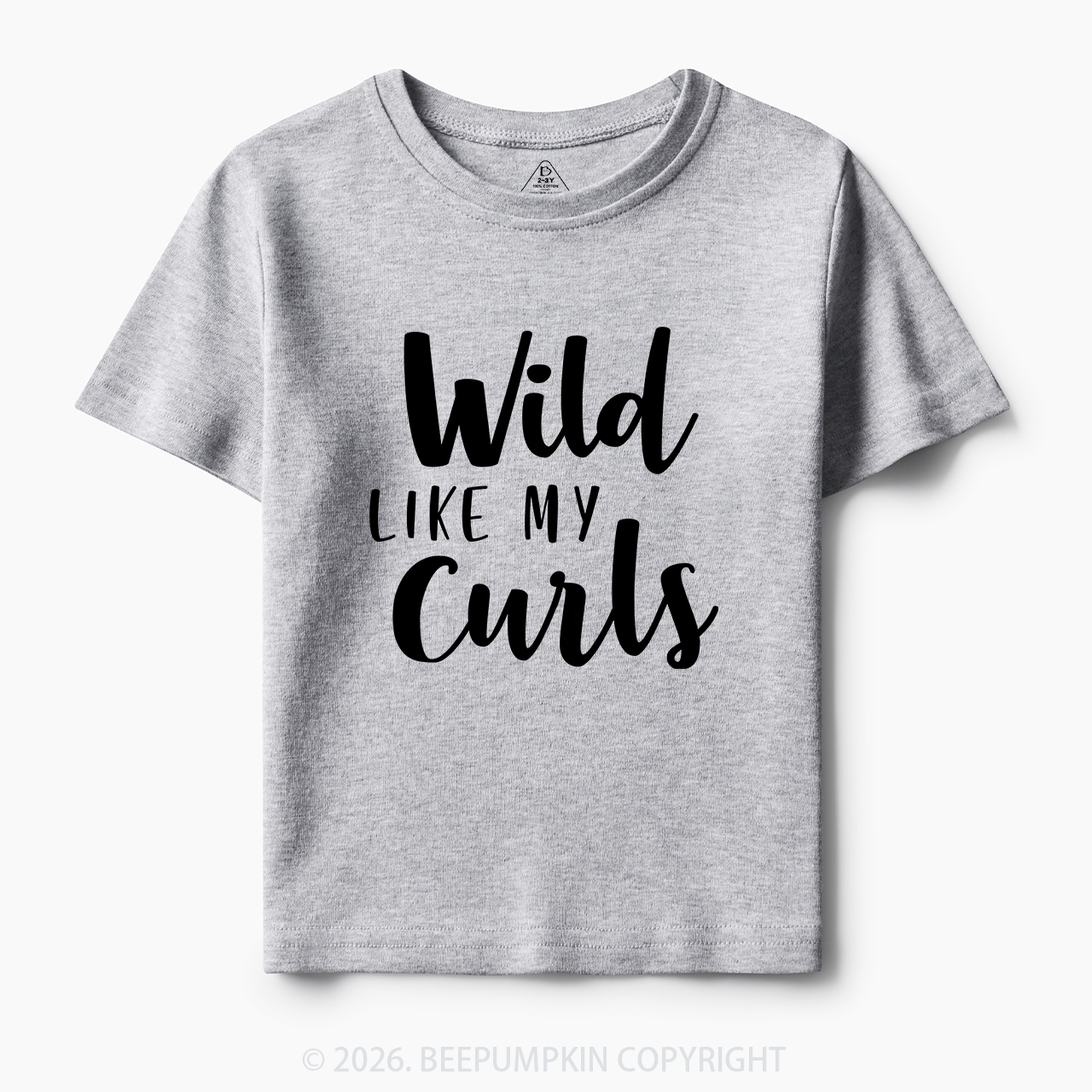 Wild Like My Curls Toddler&Kids Tees 7
