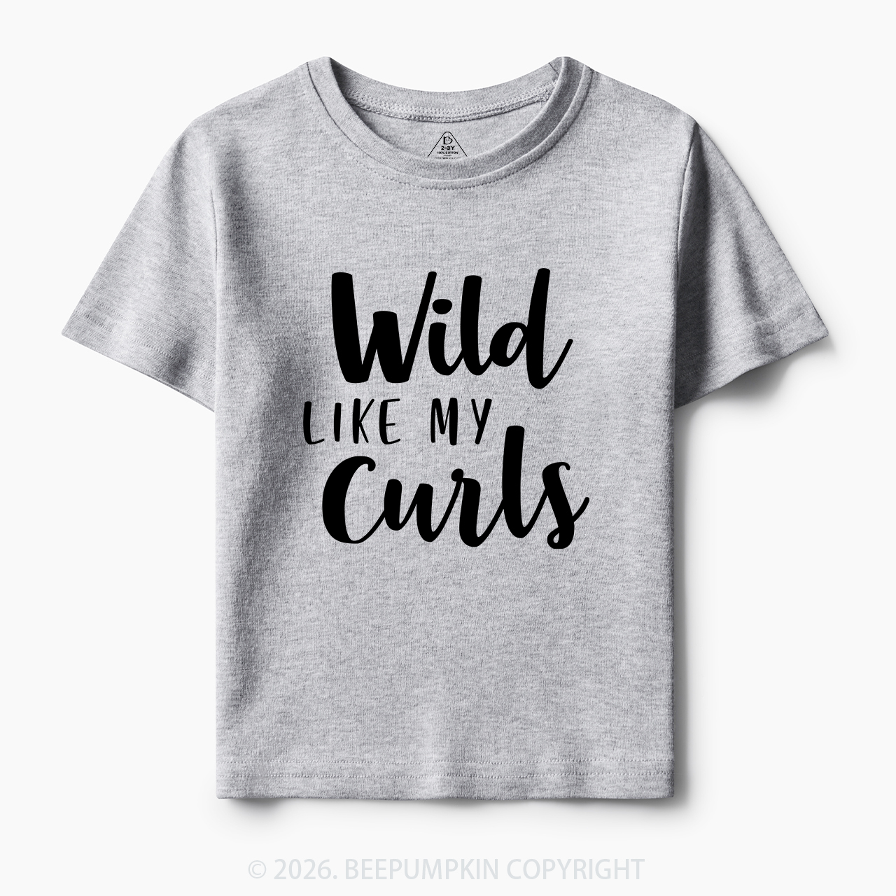 Wild Like My Curls Toddler&Kids Tees 7