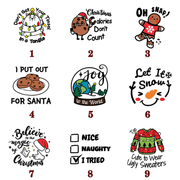 Personalized Joyful Holiday Christmas Family Matching T-Shirts Beepumpkin