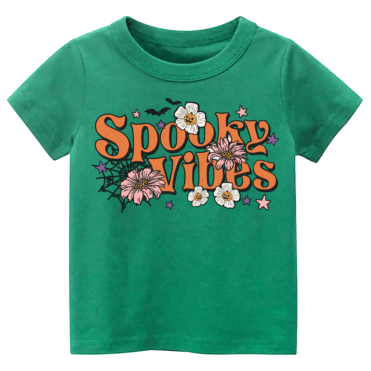 Spooky Vibes Retro Cute Kids Shirt 