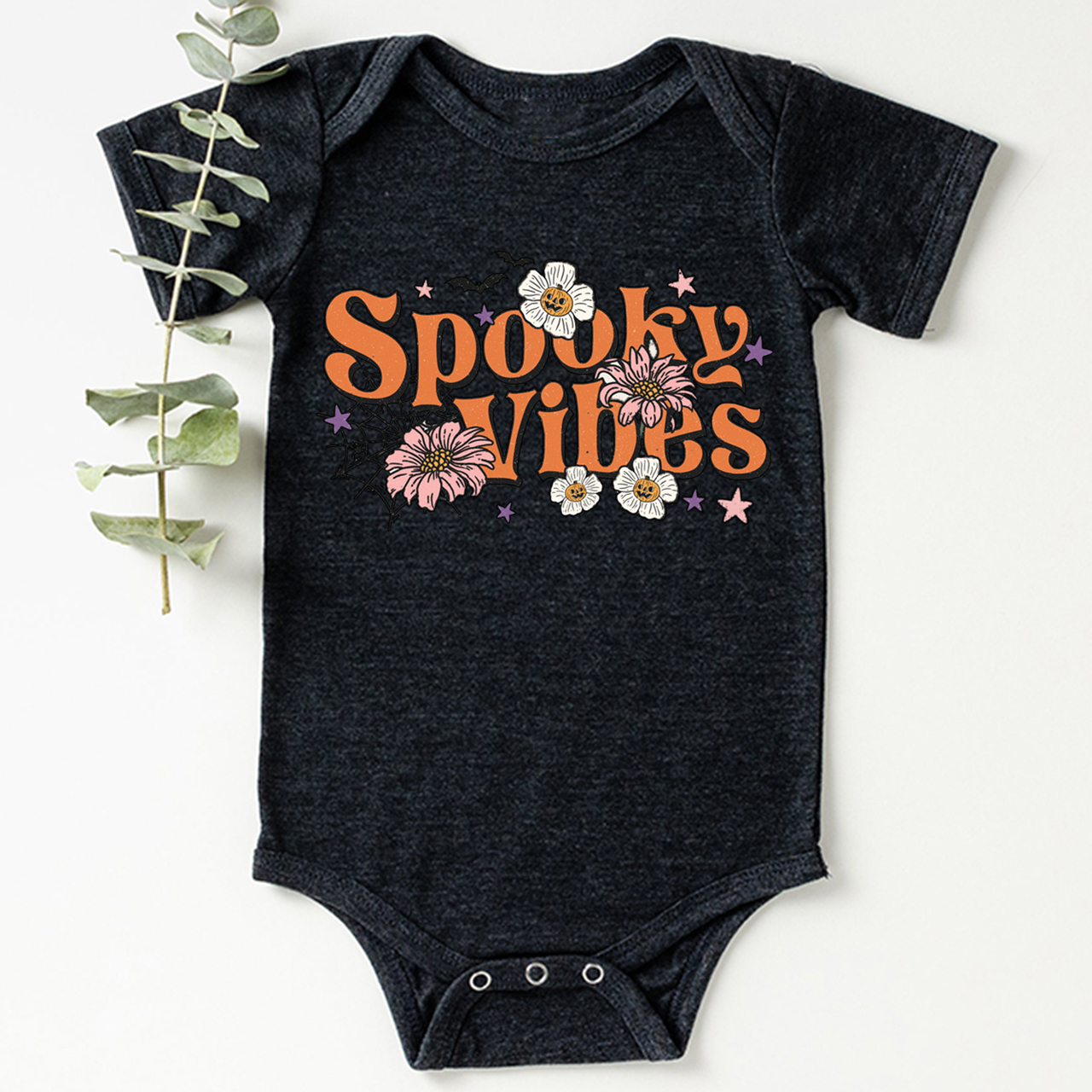  Spooky Vibes Bodysuit For Baby