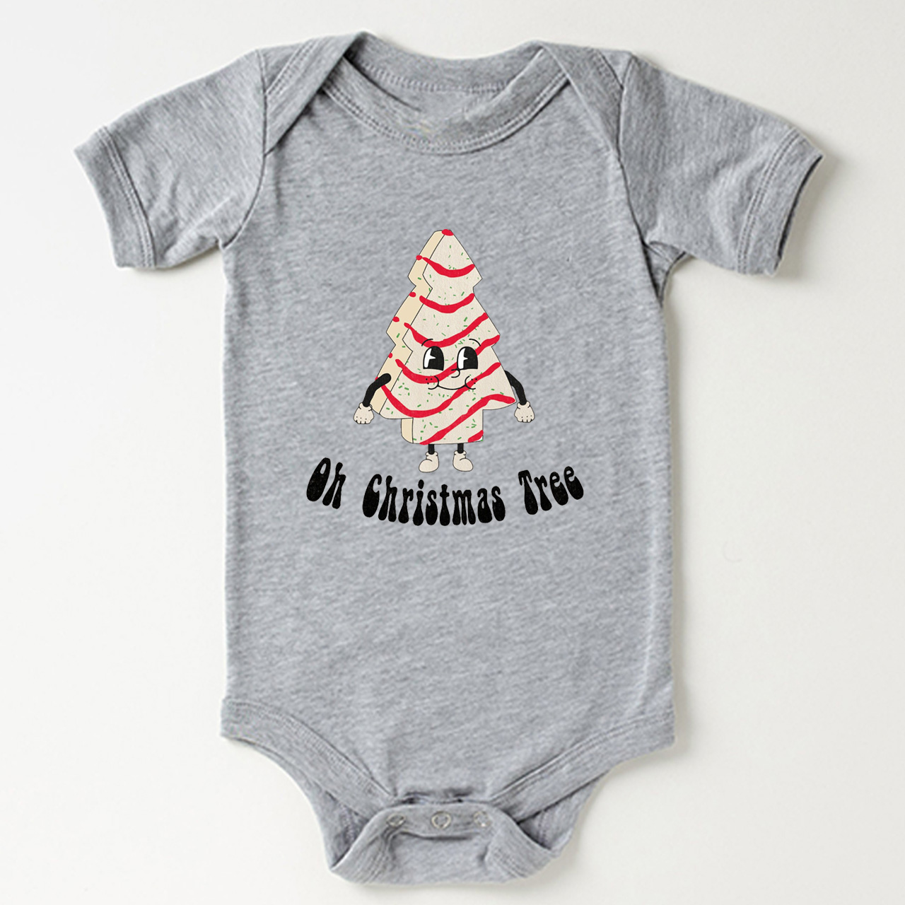 Oh, Christmas Tree Baby Christmas Bodysuit