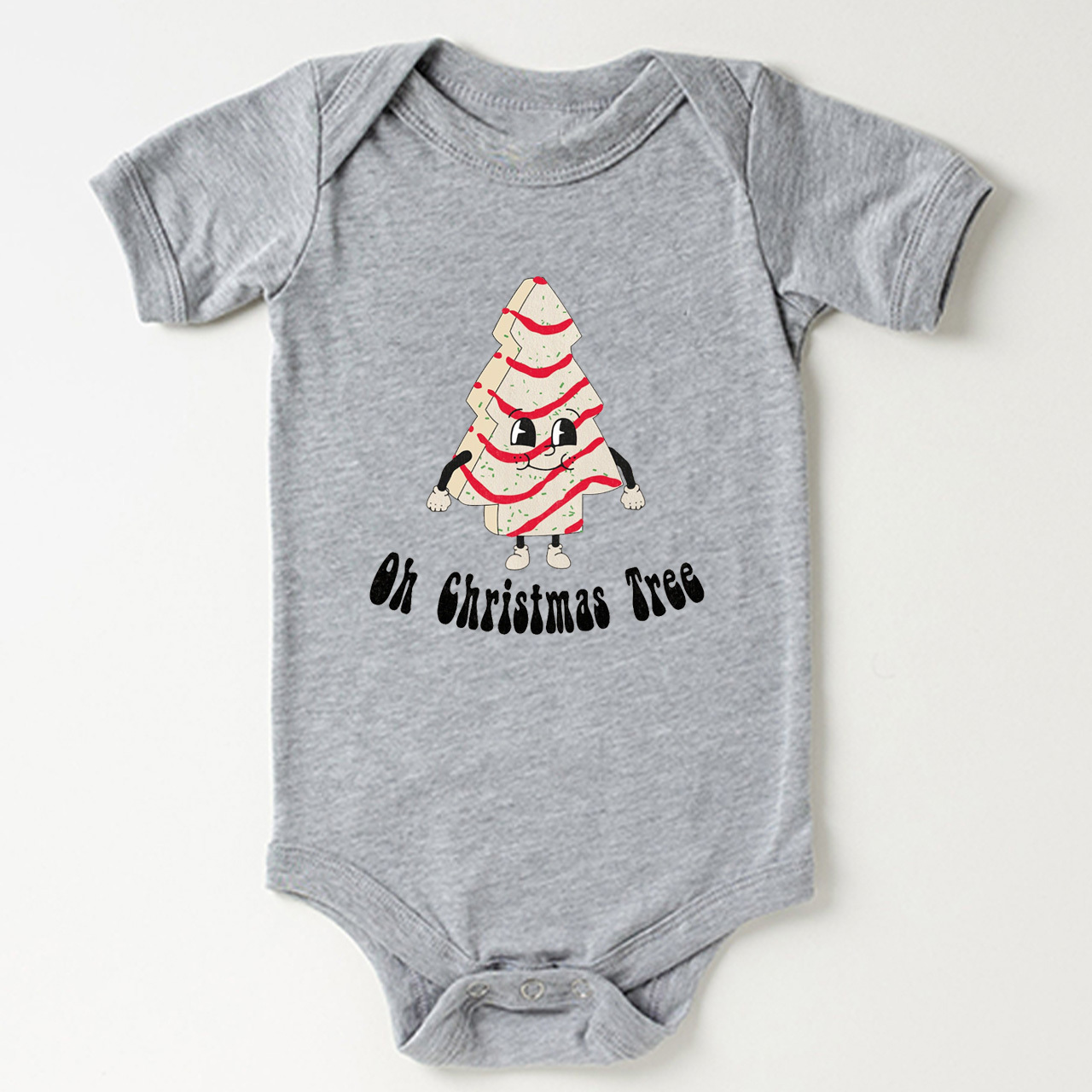 Oh, Christmas Tree Baby Christmas Bodysuit