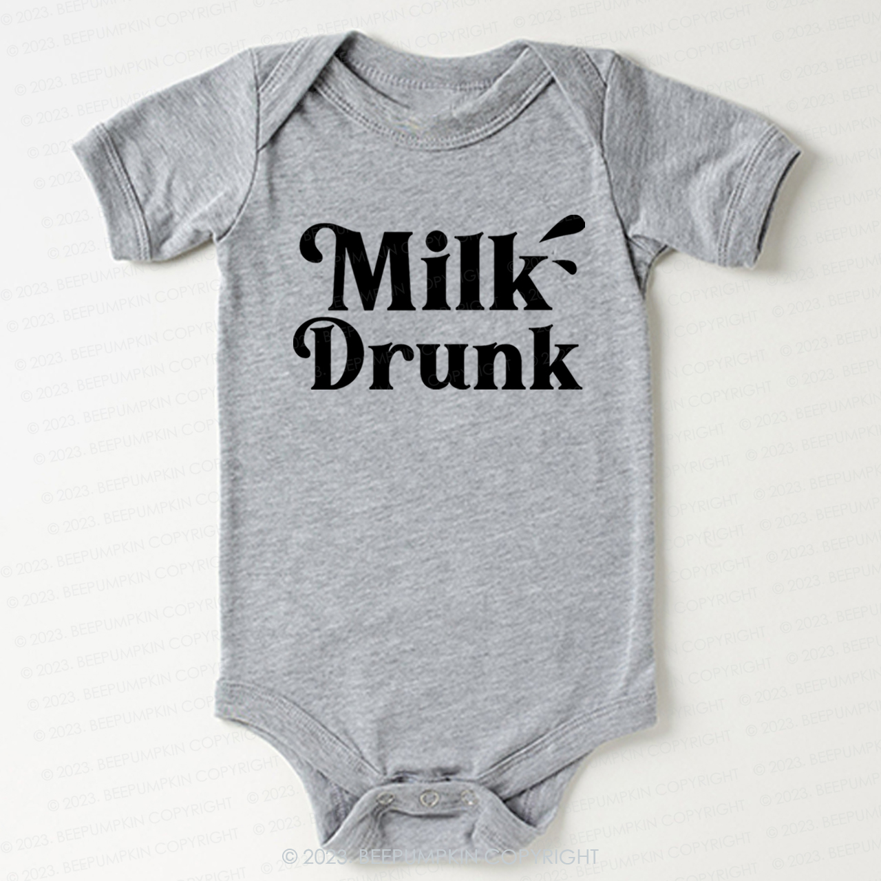 Funny Milk Drunk Bodysuit For Baby