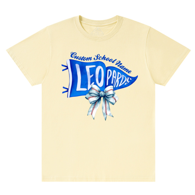 Personalized Mascot Watercolor Pennants Flag T-Shirts Beepumpkin