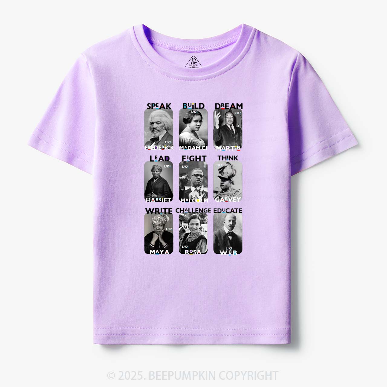 Inspired By Black History Toddler&Kid's Tees Beepumpkin