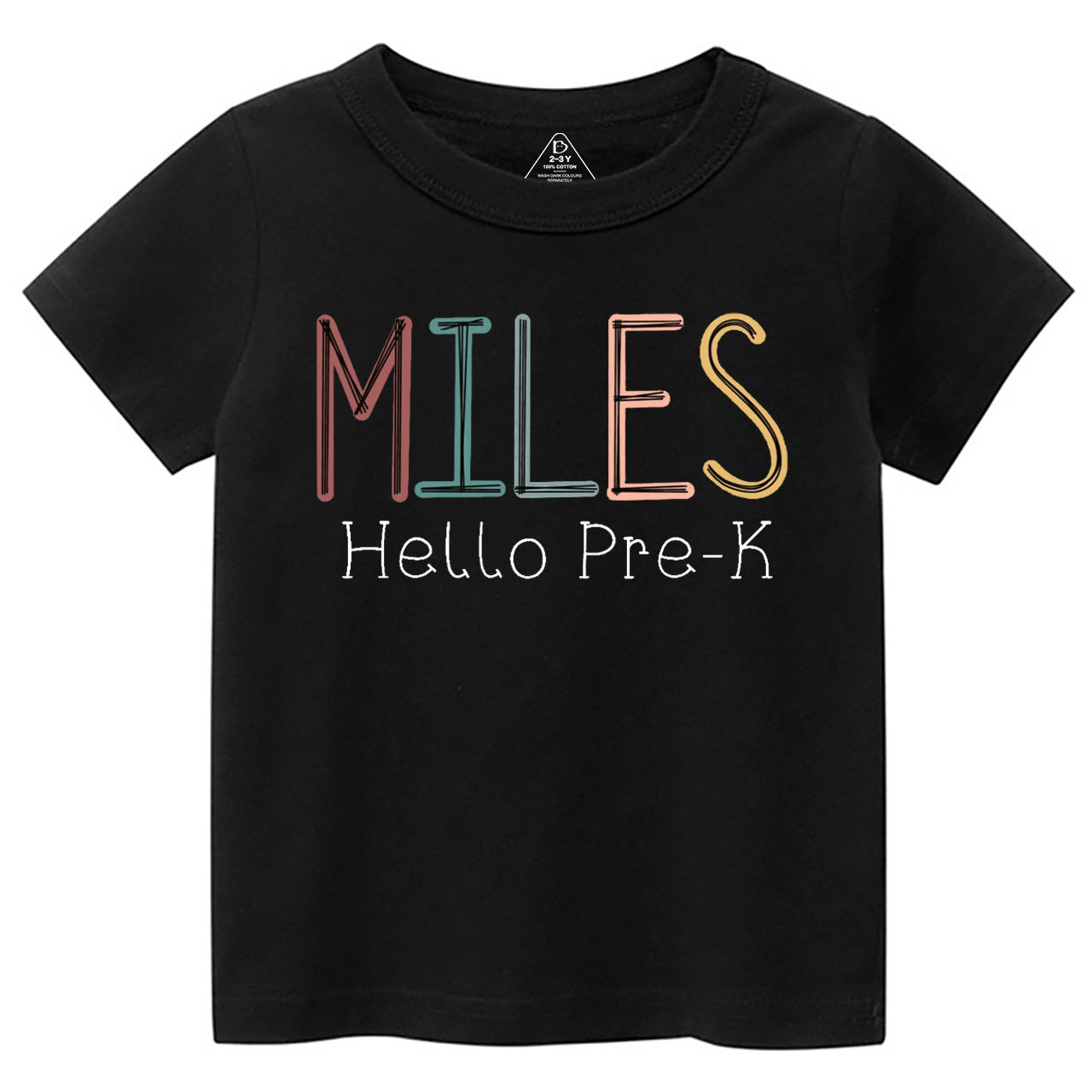 Personalized Name Back To School Toddler&Kid's Tees Beepumpkin 