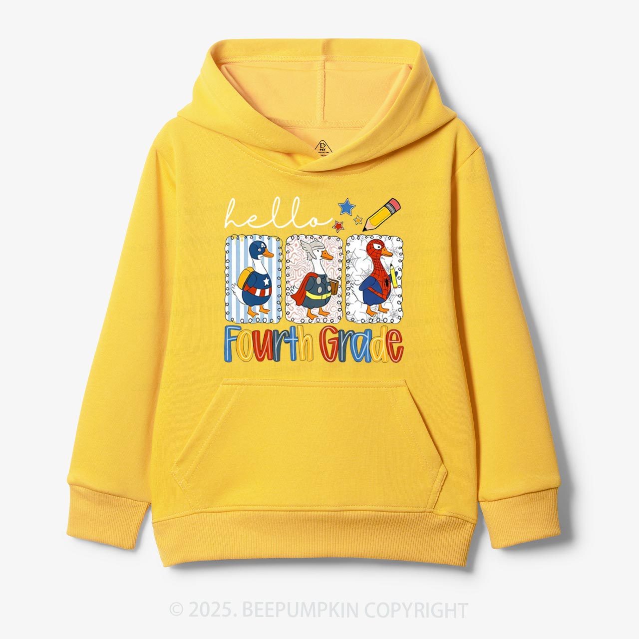Personalized Hello School Kid's Hoodies Beepumpkin
