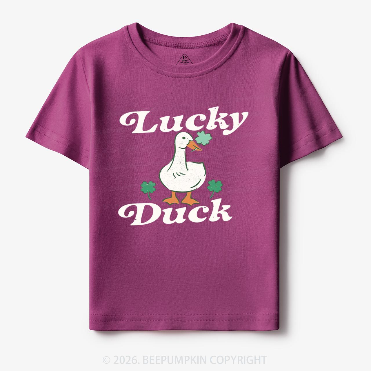Lucky Duck St Patrick's Day Toddler&Kid's Tees Beepumpkin