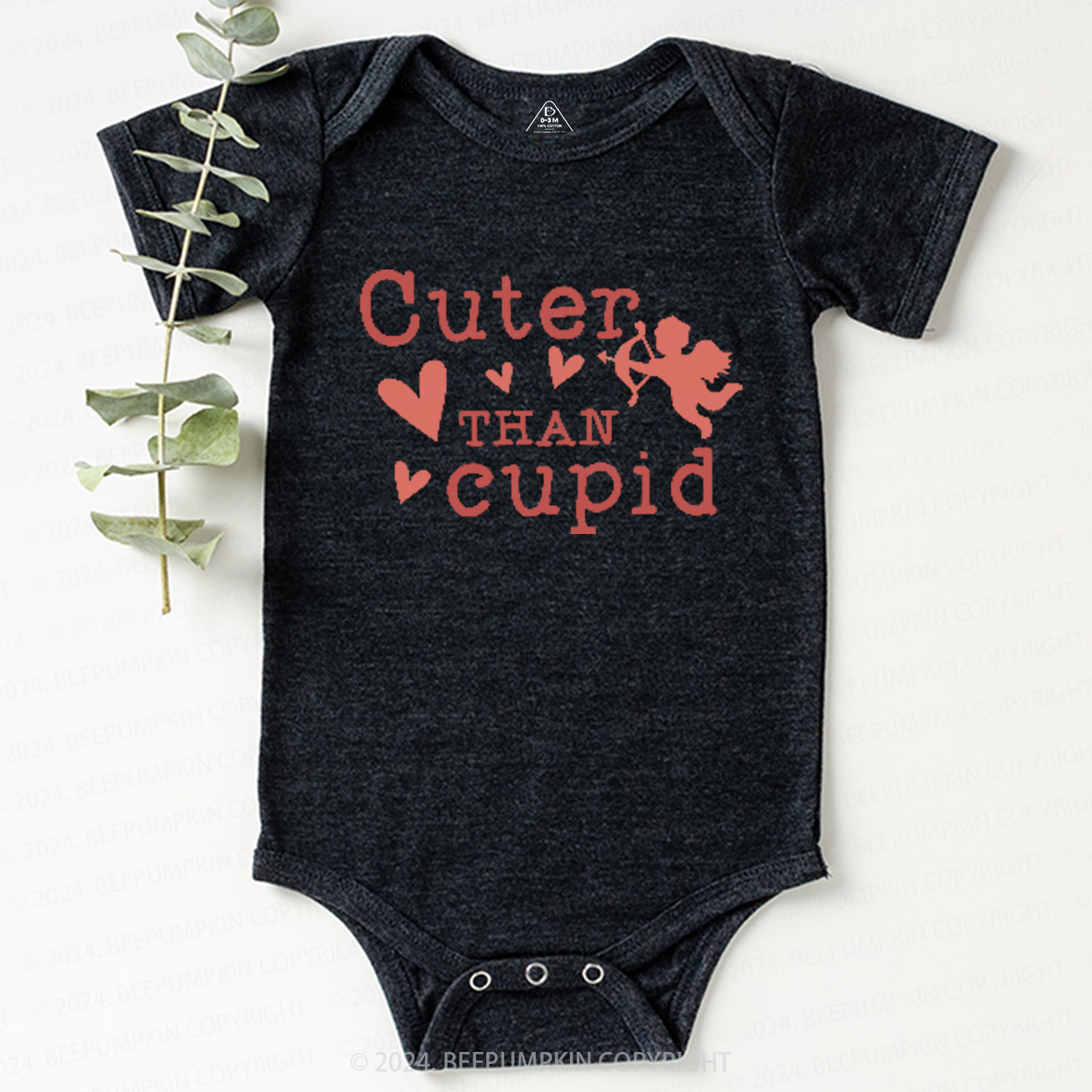 Cuter Than Cupid Baby Bodysuit For Valentine