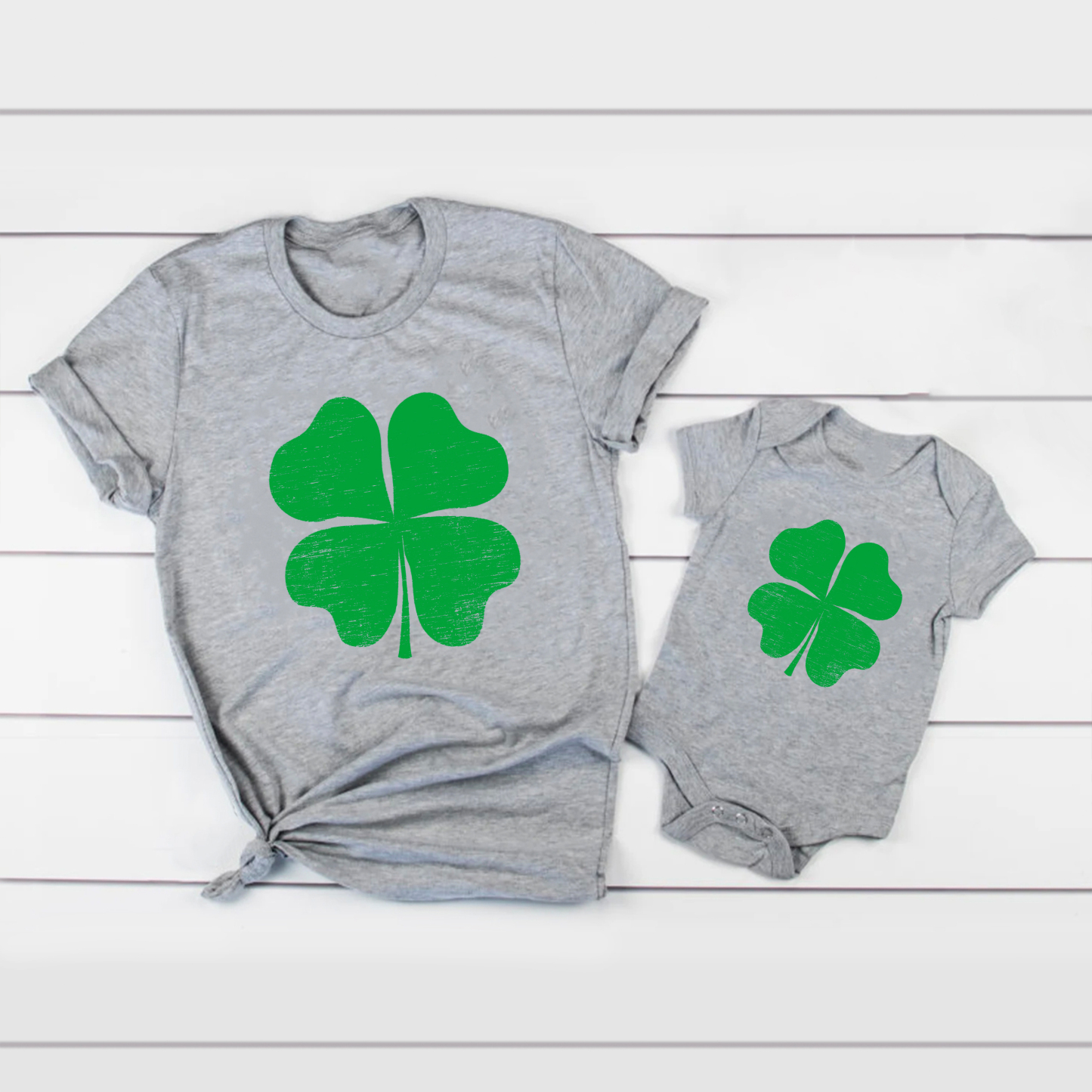 Retro Clover St Patrick's Day Matching Shirts
