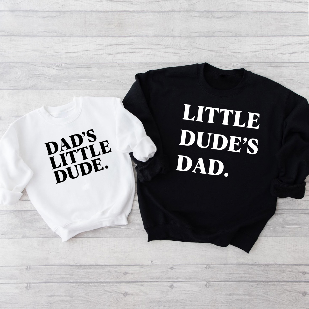 Matching Dad And Me Swetshirt (Little Dude's)