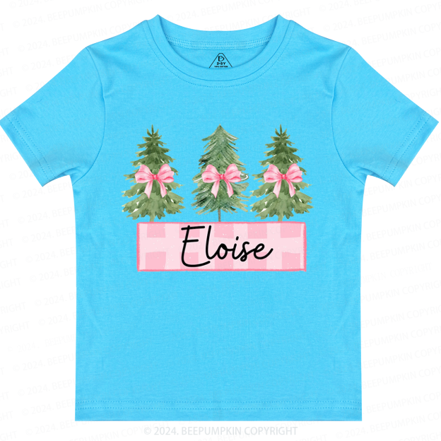 Personalized Kid Name Christmas Toddler&Kids Tees Beepumpkin