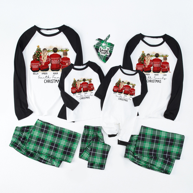 Family Photo Christmas Family Matching Pajamas