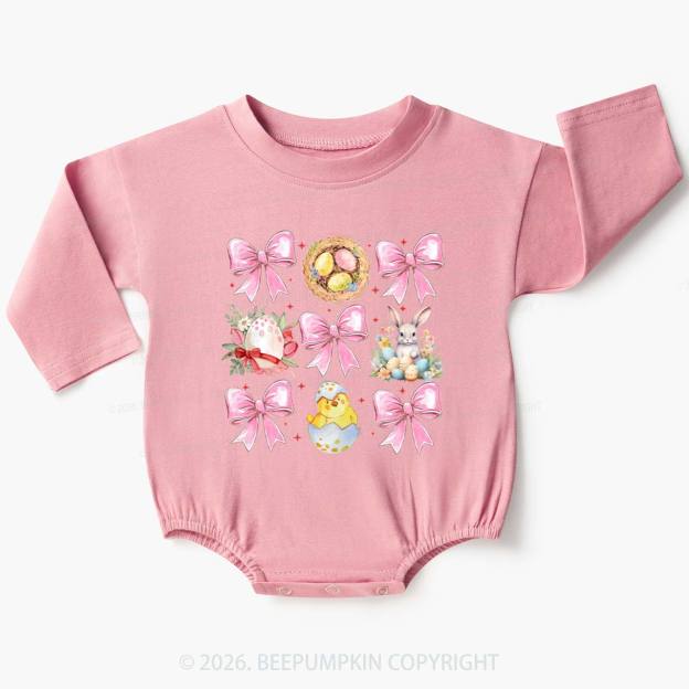 Bloom & Bunny Delight Baby Bubble Romper