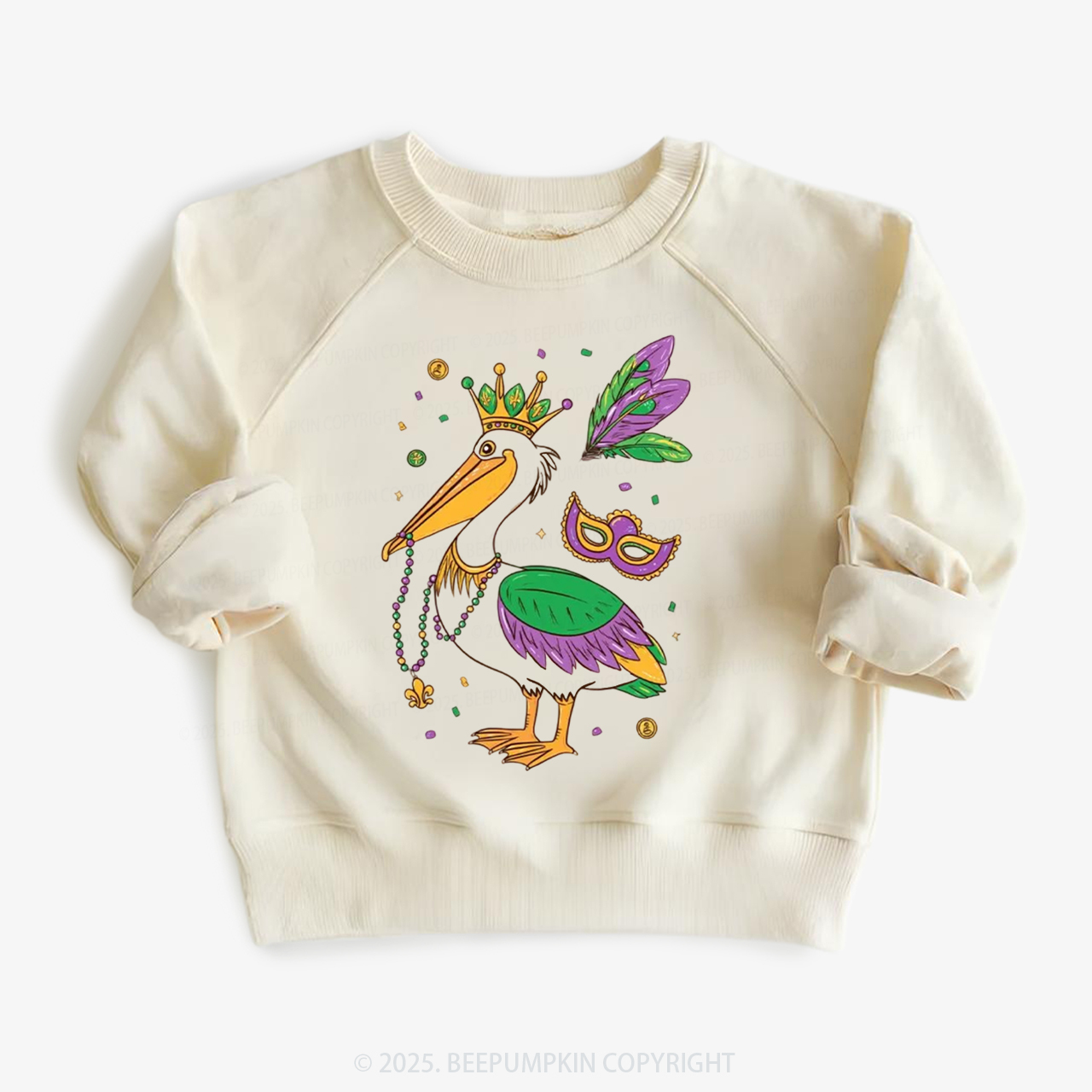 Beads & Feathers Fun Kid's Sweatshirt