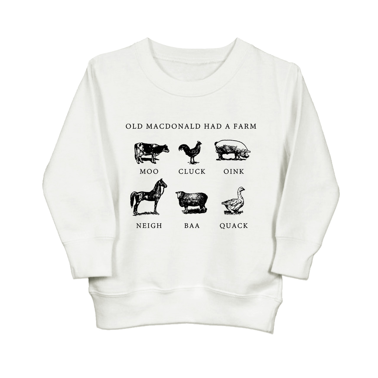 Had a Farm Kids Retro Natural Sweatshirt
