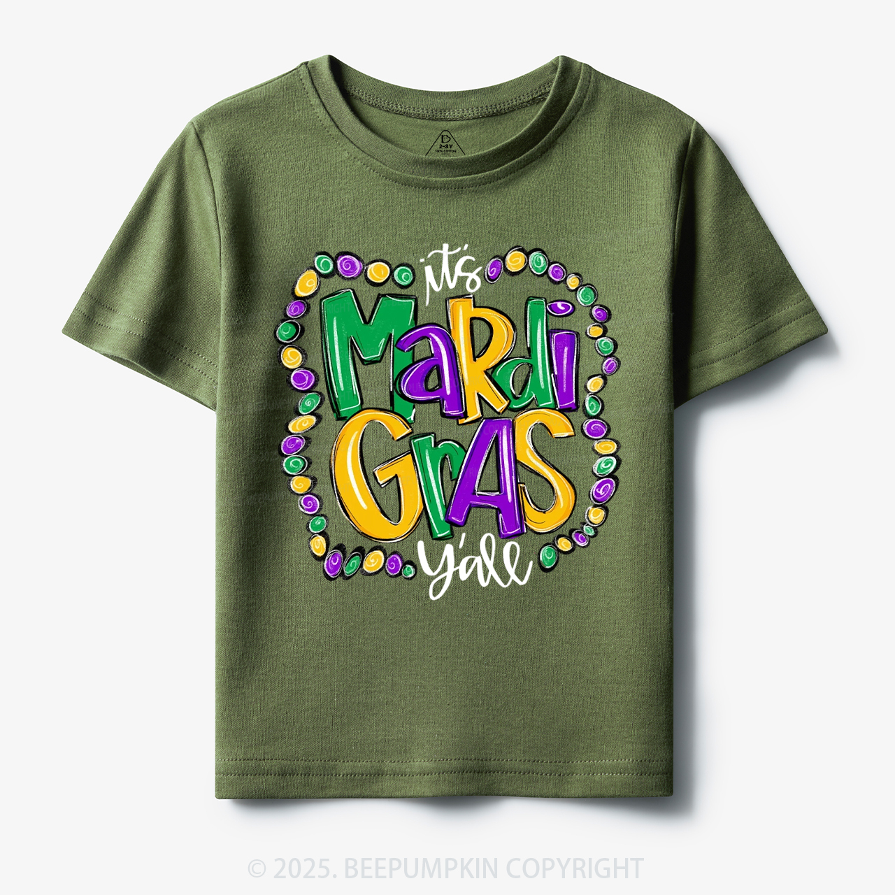 It’s Mardi Gras Y’all! Toddler&Kid's Tees Beepumpkin