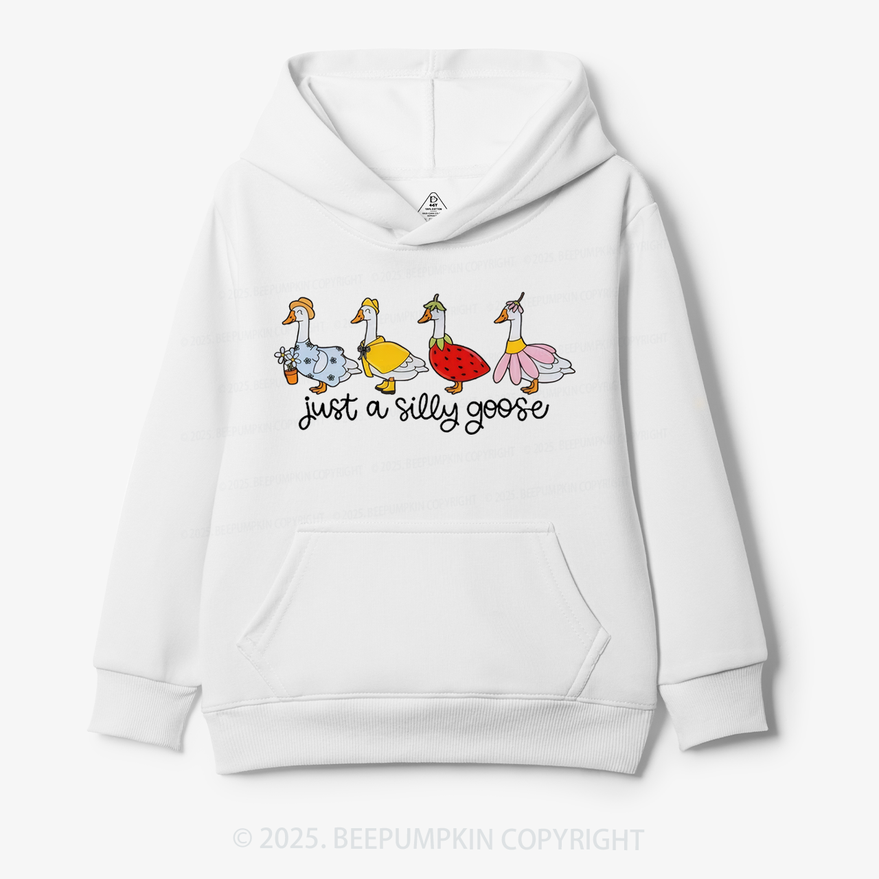 Just A Silly Goose Kid's Hoodies Beepumpkin