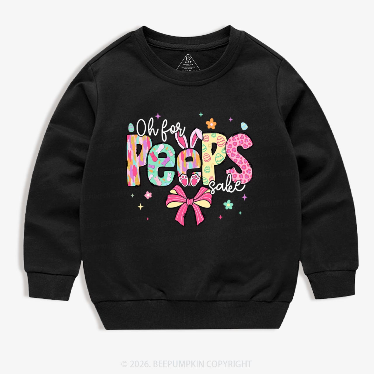 Oh For Peeps Sake Easter Kid's Sweatshirt