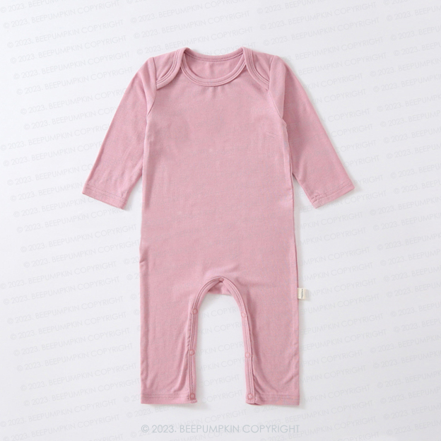 Solid Color Newborn Baby Rompers