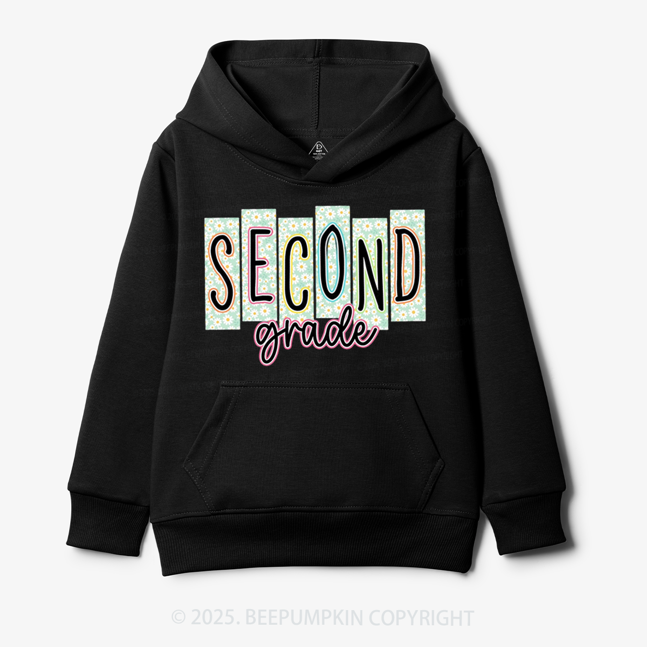 Personalized Floral School Days Kid's Hoodies Beepumpkin