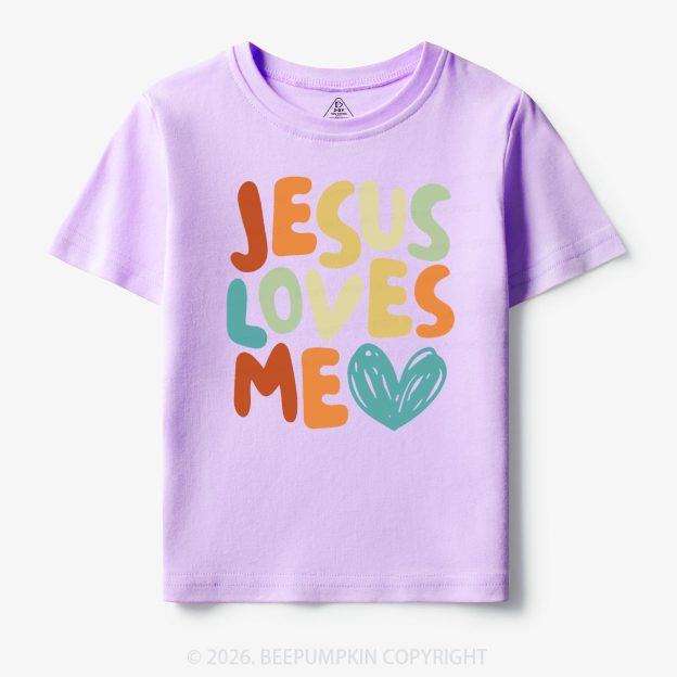 Jesus Loves Me Christian Toddler&Kid's Tees
