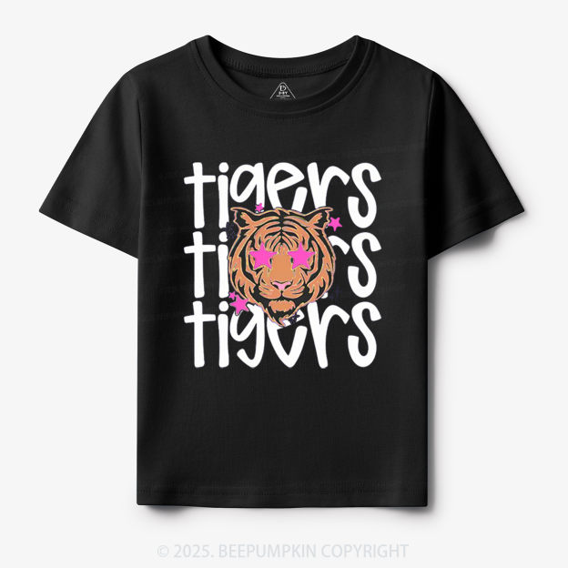 School Mascot Tigers Toddler&Kid's Tees Beepumpkin