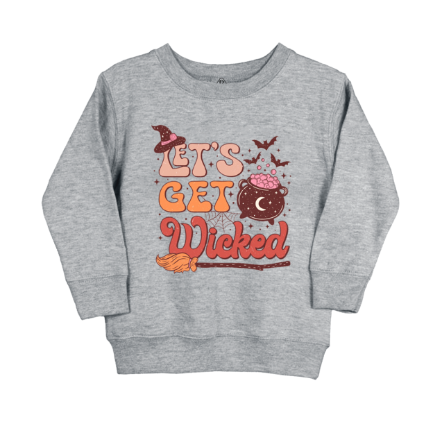 Let's Get Wicked Halloween Kids Sweatshirt