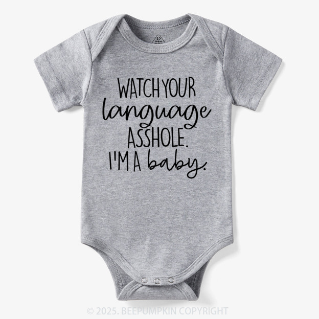 Watch Your Language Bodysuit Beepumpkin 7