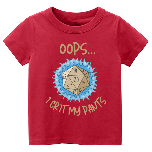 Oops I Crit My Pants Toddler&Kid's Tees Beepumpkin 7