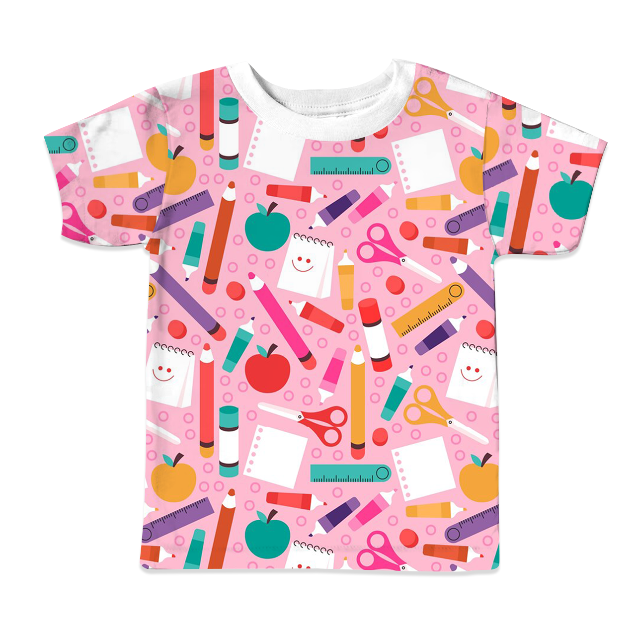 Smiley Diary All Over Print Kids Tees