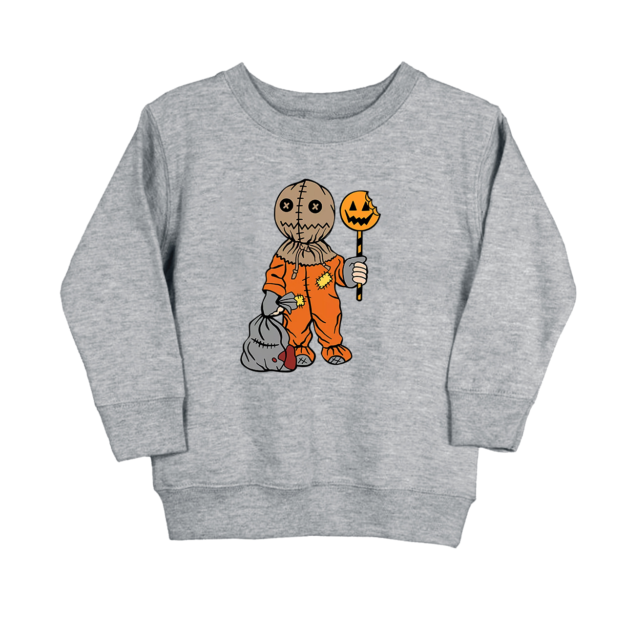 Trick Or Treat Halloween Candy Toddler Sweatshirt