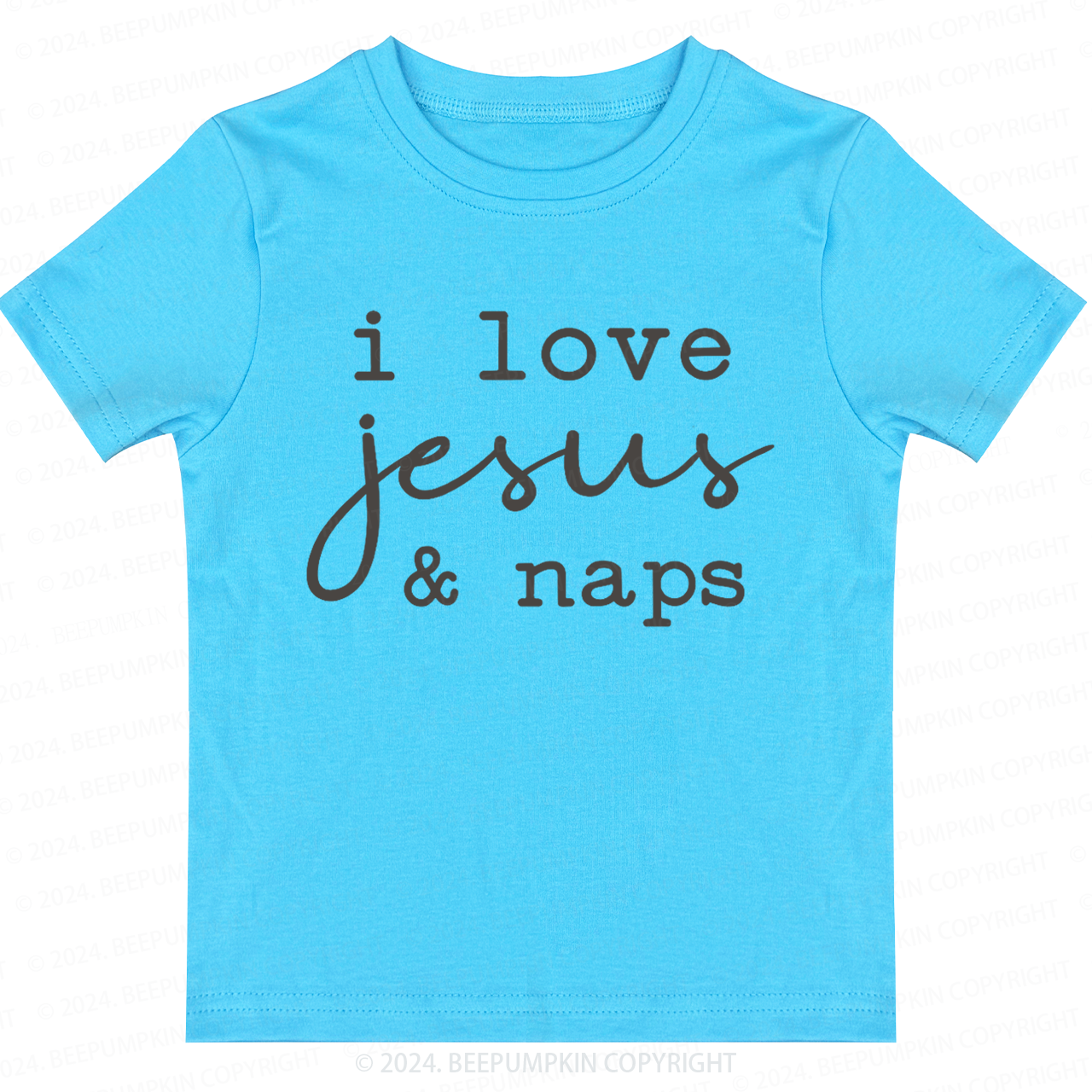 I Love Jesus And Naps Toddler&Kids Tees