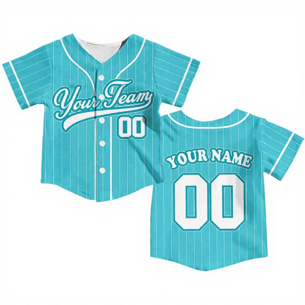 Personalized Team Name And Number Baseball Jersey Beepumpkin