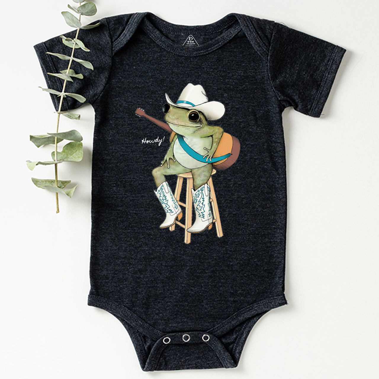 Cowboy Frog Bodysuit Beepumpkin
