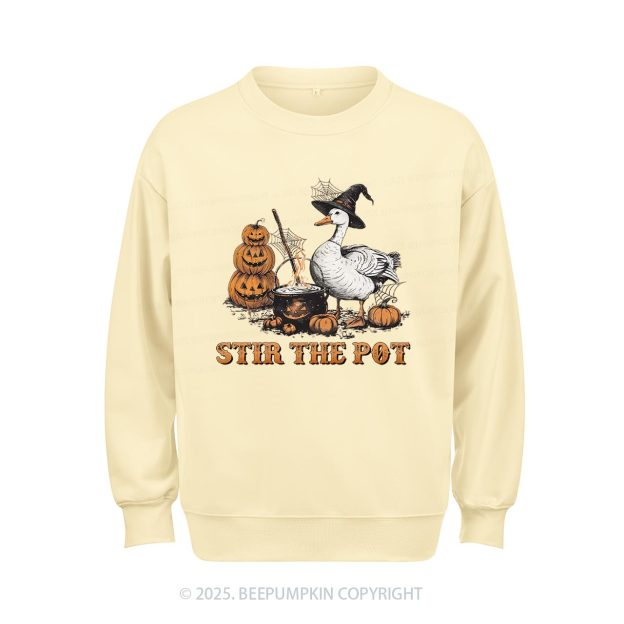 Time To Stir The Pot Sweatshirt Beepumpkin