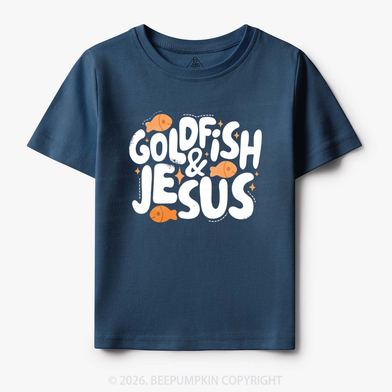 Retro Goldfish and Jesus Toddler&Kid's Tees