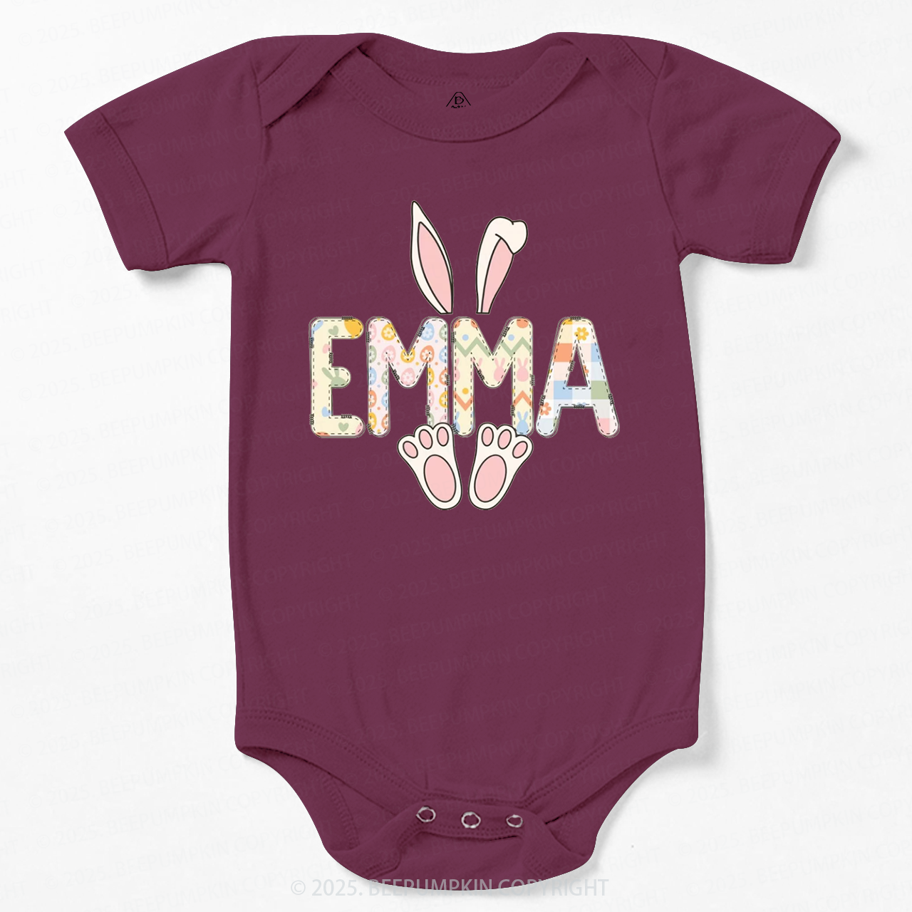 Personalized Easter Bunny Bodysuit Beepumpkin 2