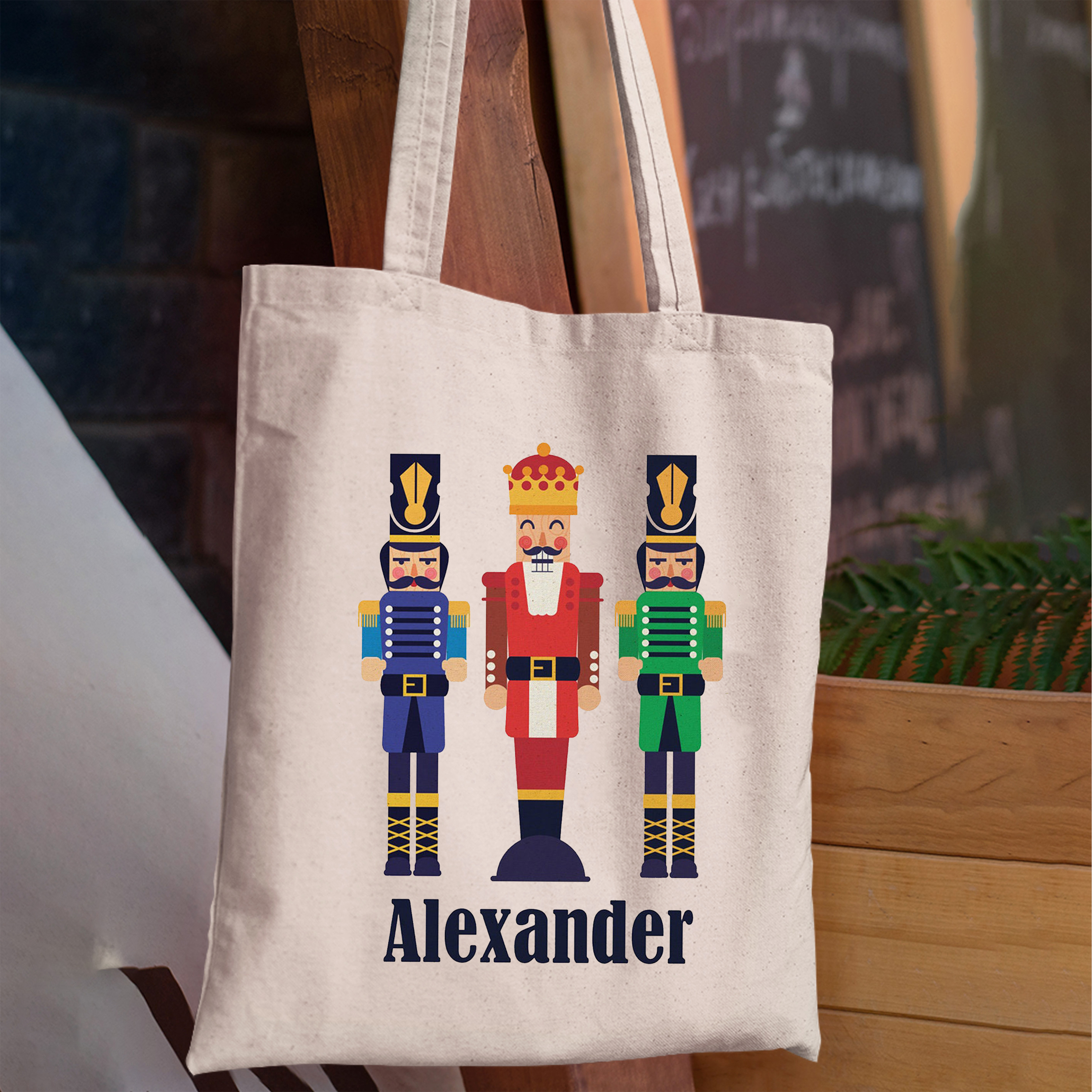 British Soldiers Christmas Tote Bag