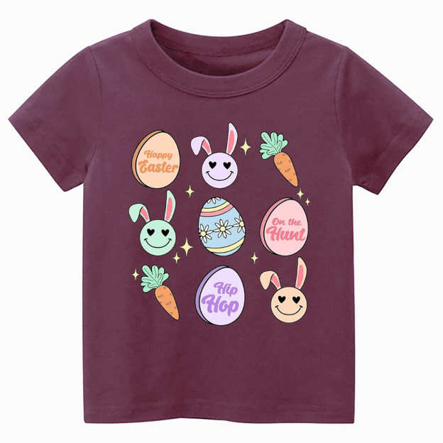 Smiley Bunny Toddler&Kid's Tees Beepumpkin